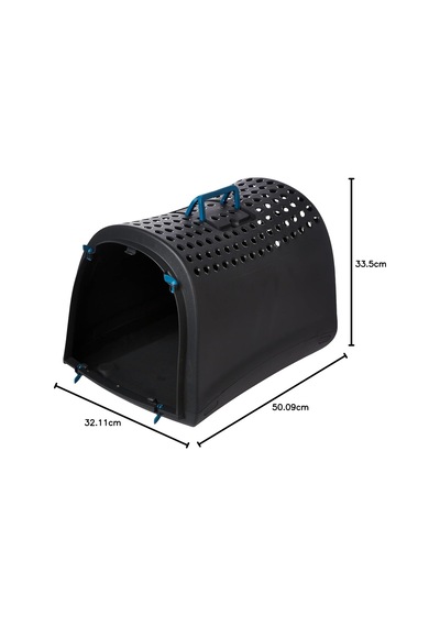 Imac Linus Geri Dönüşümlü Kedi Köpek Taşıma Çantası Siyah50x32x34,5 Cm