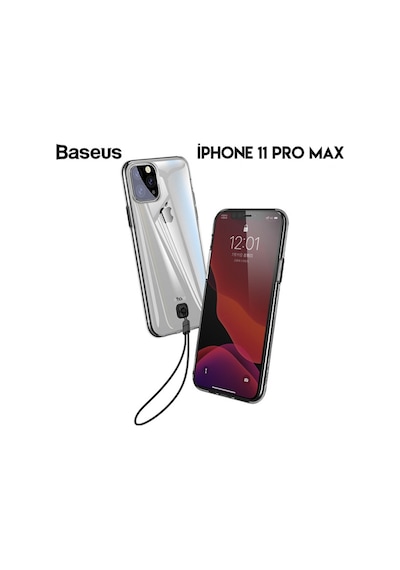 Baseus Transparent Key Apple Uyumlu iPhone 11 Pro Max 6.5Inch (2019) Seffaf S 479214793