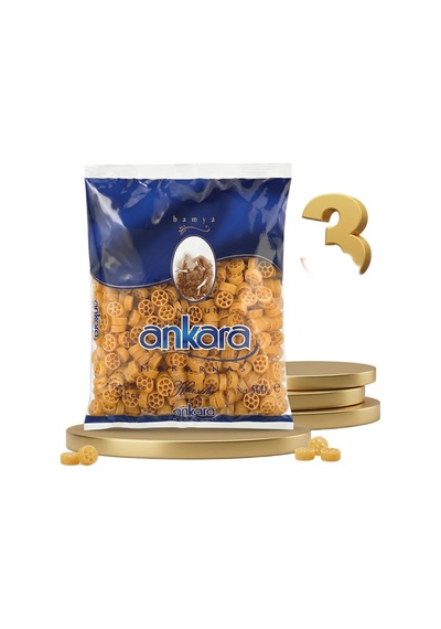 Ankara Makarna Bamya 3x500 Gr