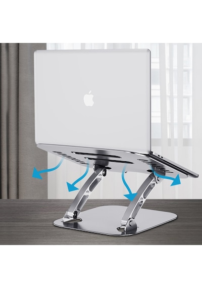 Aliminyum Ayarlı Laptop Apple Uyumlu MacBook Notebook Yükseltici Tutucu Cin319