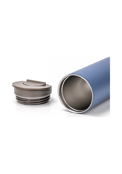 Tyeso Flat Termos Vakumlu Paslanmaz Çelik Taşıma Saplı 360ml - Beyaz TS-8840B