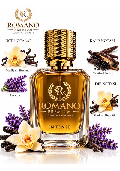 Intense 50 Ml Edp Kalıcı Kadın Parfüm Yüksek Esans Günboyu Tazelik Feminen Çiçeksi - Vanilya