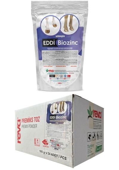Vetasupra Eddi Biozinc 500 Gr. İyot Takviyeli Tırnak Bakım Yem Katkısı 24 Adet