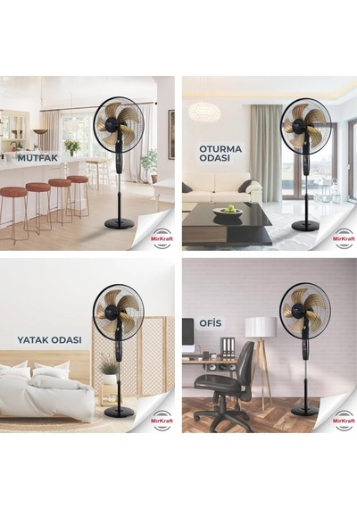 Mirkraft Fs-5018 Stand Fan Vantilatör 18'' Manuel