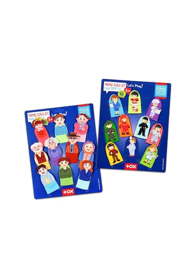2 Set 20 Parça Tox Meslekler Ve Aile Üyeleri 20 Parça Parmak Kukla