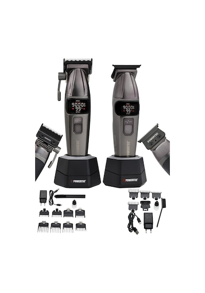 Powertec Tr-4646 & Tr-2626 Profesyonel Tıraş Makinesi 2'li Set Erkek Bakım Seti