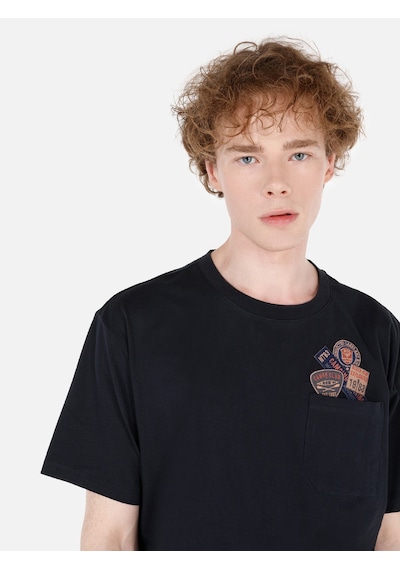 Colin's Colins Lacivert Erkek Tshirt K.kol Cl1069877 Q1.v2 Nav Lacivert