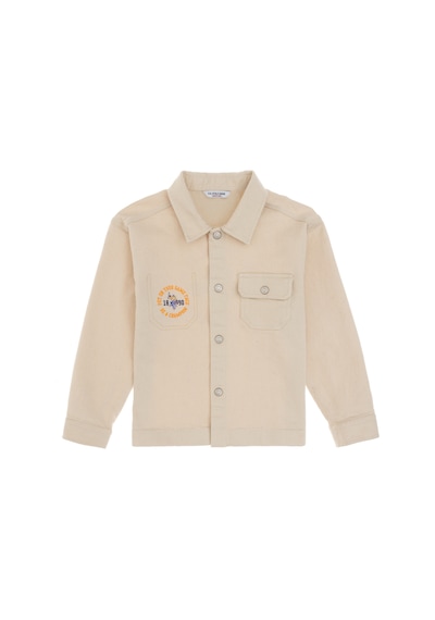 U.s. Polo Assn. Erkek Çocuk Krem Gömlek Desenli 50300403-vr071 KREM