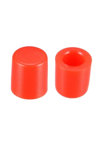 Tact Switch Kapağı Çap 3.1Mm Kırmızı - 6X6Mm Switch İle Uyumlu
