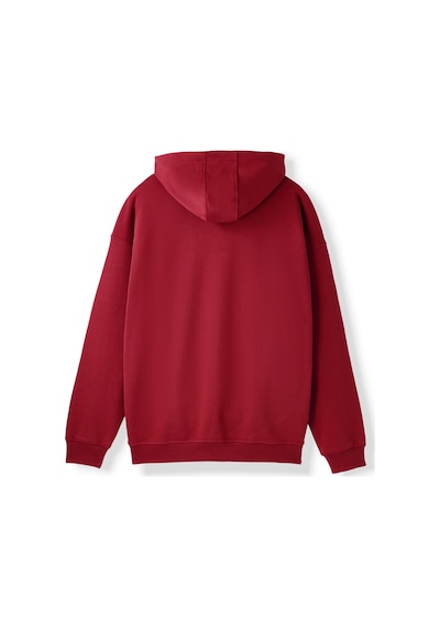 Gsstore Galatasaray Erkek Yarım Zip Hoodie E252107 Bordo