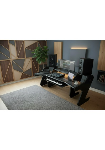 Monodesk Pro Edition Stüdyo Masası Mat Siyah & Antrasit 260 Cm. Antrasit Gri - Siyah Monodesk Pro Edition Stüdyo Masası Mat Siyah & Antrasit 260 Cm. Antrasit Gri - Siyah