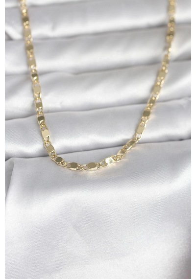Ceylan Adam Cm 14k Gold Renk Arpa Model 45 Cm Kadın Kolye Çok Renkli