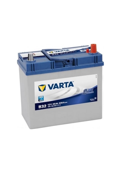 Varta Akü Blue Dynamic 12V 45 Ah Amper B32 Düz Kutup