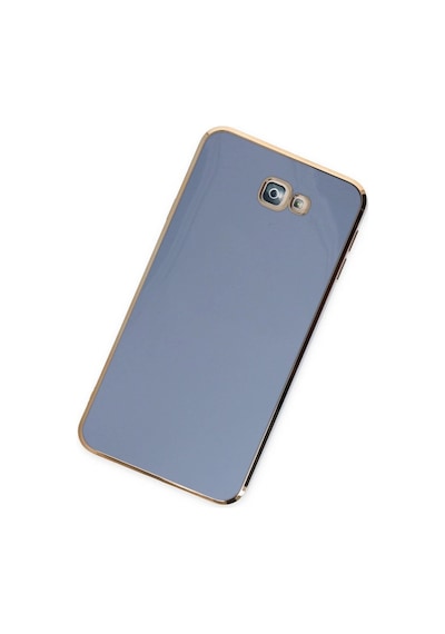 Samsung Galaxy Uyumlu J7 Prime Kılıf Volet Silikon - Mavi