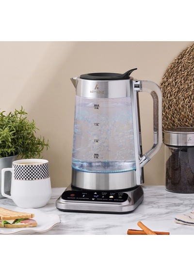 Aryıldız Design XL 2.3 L Digital Cam Çay Makinesi