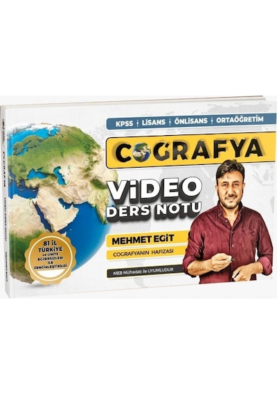 2023 KPSS Coğrafya Video Ders Notları - Mehmet Eğit - Mehmet Eğit