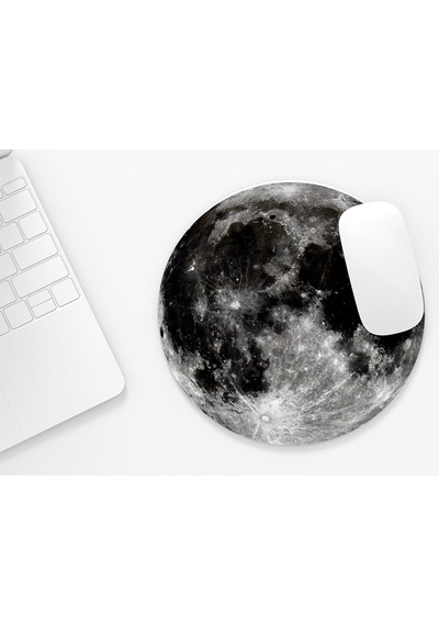 Mouse Pad - Dolunay - Yuvarlak Mouse Pad, 19,50 Cm