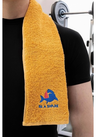 Spor Antrenman Havlusu 105x30 - Sarı, F2471
