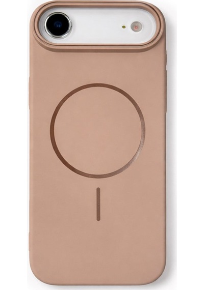 Apple Uyumlu iPhone 17 Air  Kamera Çıkıntılı Magsafe Wireless Şarj Özellikli Sert Sararmaz Silikon Kılıf Gold