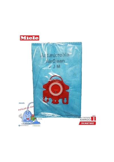 Miele Uyumlu Fjm Antimikrobiyal Toz Torbası 4'Lü Paket