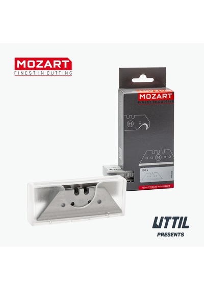 Mozart Blades 90975.065 Tin Kaplama 60mm Trapezoid 100 Adet Bıçak