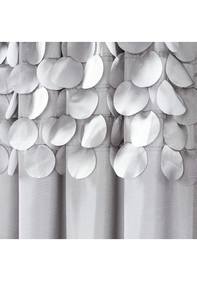 Circle Dream Perde, Oturma Odası, Yemek Odası, Yatak Odası İçin, 213 X 137 Cm, Açık Gri