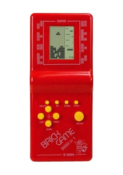 Retro Oyun Konsolu Zeka Geliştiren Tetris El Atarisi 90lar Günlük Eğlence Cep Boyutu Bulmaca Keyfi