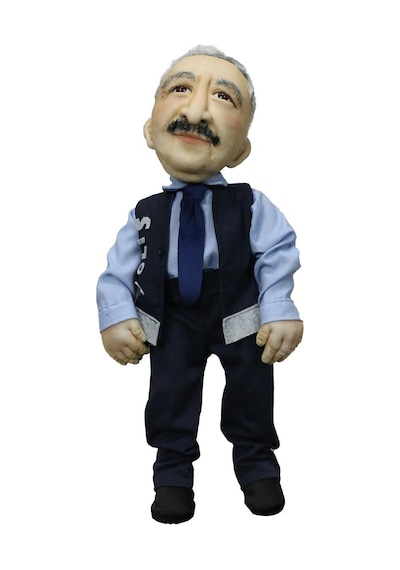E38 El İşçiliği Baba Polis Dekor Bebek 50 Cm - 6032