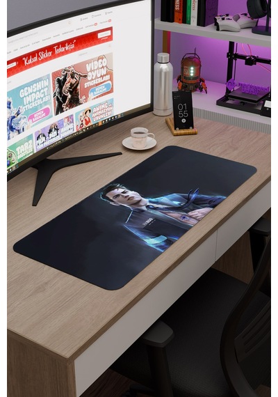 Detroit Become Human Dikişli Kauçuk Oyuncu Mousepad V3 - 70x30 Xl Gaming Mouse Pad