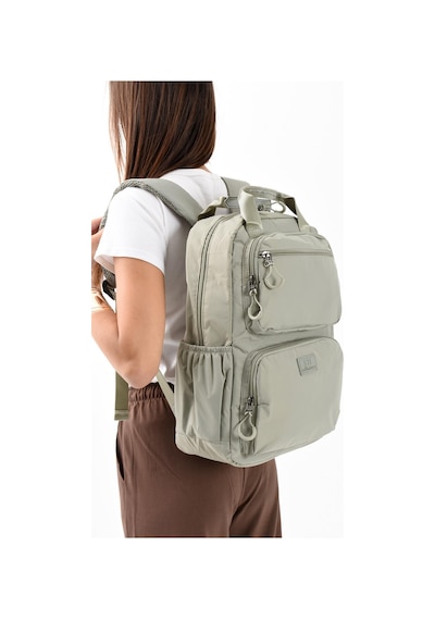 571 Collections Ultra Hafif Şik Ve Su Geçirmez Orta Boy Sırt Çantası Vizon Model: 571-13-9f Vizon