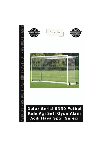 Delux Serisi Sn30 Futbol Kale Agı Seti Oyun Alanı Açık Hava Spor Gereci Belirtilmemiş