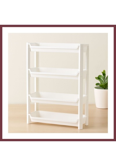 Storeşahin 4 Katlı Sepet Organizer Raf Düzenleyici 465x145x690 Mm Shn0720 Çok Renkli