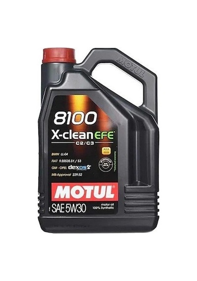 (asbeotoyedekparca)8100 X-CLEAN EFE 5W30 DEXOS2 PARTİKÜLLÜ MOTOR YAĞI 5 LT