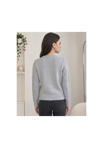 Youknitwear You Lounge Triko Hırka Gri