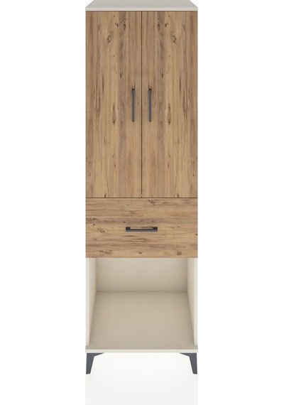 Hyperion Dolap Tek Raflı Tek Çekmeceli Tek Askılı 60x44x195 Aytaşı-çam Aytası