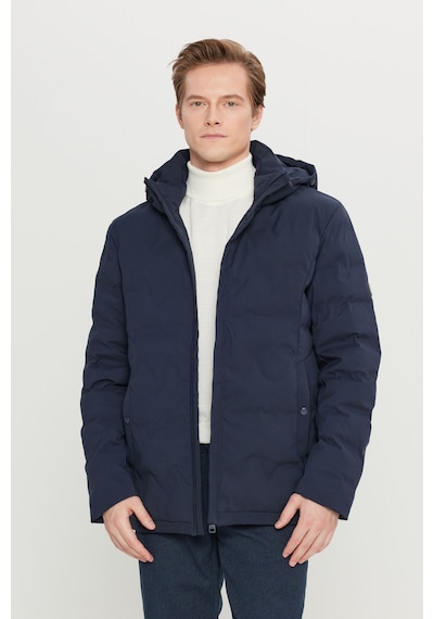 AC&Co / Altınyıldız Classics Erkek Lacı Standart Fit Normal Kesim Kapüşon Yaka Yan Cepli Casual Mont Laci