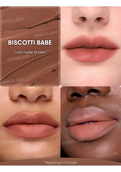 Sheglam Bounce Putty Pocket Lip Pot Ruj -biscotti Babe Kahve