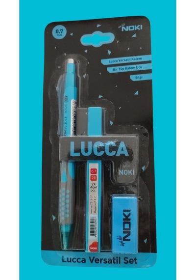Lucca Mekanik Kurşun Kalem Seti 0.7 Mm Versatil Mavi Renk