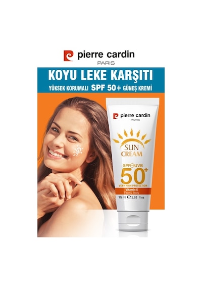 Pierre Cardin Leke Karşıtı Yüksek Koruyucu Yüz Güneş Kremi SPF50+ 75 ML