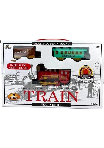 Mey İthalat 68 Pilli Tren Seti 9 Parça -psf