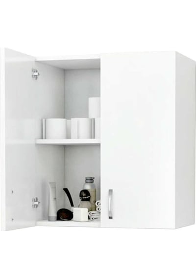 Makina Üstü Dolap, Banyo Dolabı, Çamaşır Dolabı, Havlu Dolabı - Beyaz Diğer