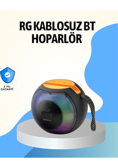 Rgb Led Işıklı Güçlü Baslı Kablosuz Hoparlör