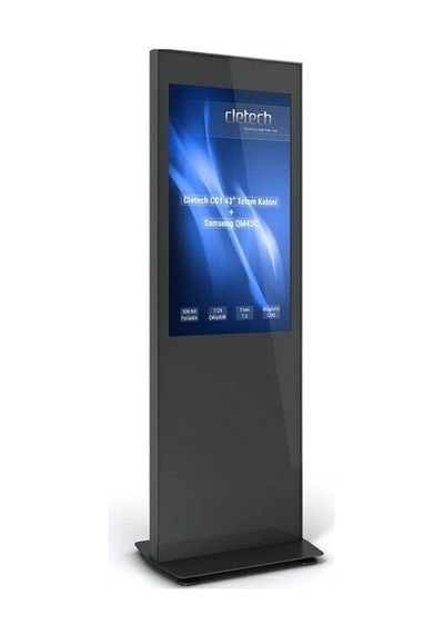 Samsung Uyumlu Lh43qmcebgcxtk 43 İnç Kristal Uhd 4k Digital Signage Ekran Qm43c
