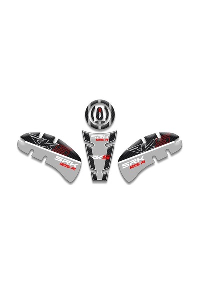 Rks Srk 125r Uyumlu Tank Pad Set Gri Diğer