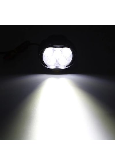 Evrensel 2 Adet Motosiklet Far Scooter Sis Spot Işık Led