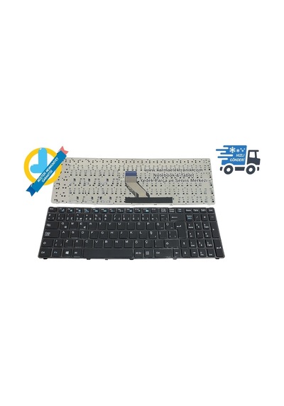 Casper Uyumlu MT50 MT51 MT55 CKY-CHY-CKU-CHU Notebook Klavye Siyah TR