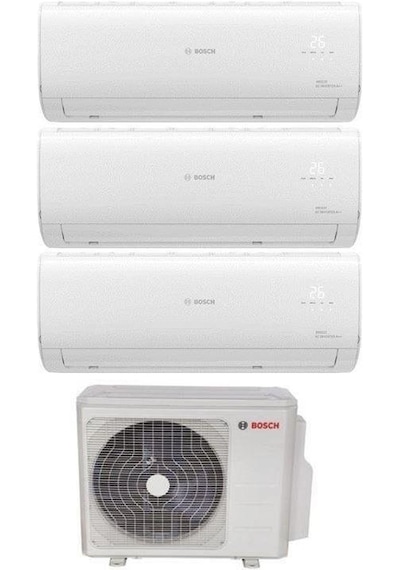 Bosch Multi Split 36000 Btu 1 Dış + 3 İç Ünite 9000 + 18000 + 18000 Btu İnverter Klima