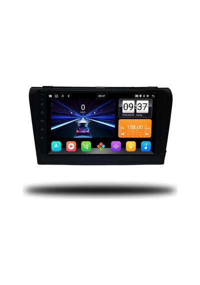 Mazda 3 2004-2009 Uyumlu Multimedya Carplay & Android Auto Geri Görüş Kamerası Hediye 6gb