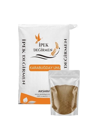 İpek Değirmen 5 KG Karabuğday Unu 1 Kg Karnıyarık otu tozu Glutensiz Ekmek Seti
