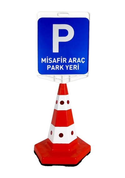 Misafir Araç Park Yeri Çift Taraf Baskı Klasik Kedi Gözlü Ağırlık